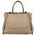 Fendi 2Jours Tasche aus Canvas Medium Beige - Ansicht 2