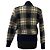 Saint Laurent Cardigan aus Wolle mit Karomuster marineblau - Ansicht 3