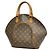 Borsa Louis Vuitton Monogram Ellipse MM Marrone