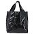 Borsa a mano PRADA in pelle verniciata nera argento Auth bs33735 Nero - vista 13