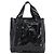 Borsa a mano PRADA in pelle verniciata nera argento Auth bs33735 Nero - vista 2