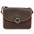 Céline Borsa a Spalla in Tela Macadam CELINE in Pelle PVC Marrone Oro Auth ka3071 D'oro - vista 13