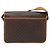 Céline Borsa a Spalla in Tela Macadam CELINE in Pelle PVC Marrone Oro Auth ka3071 D'oro - vista 2