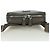 PRADA Vitterodino Borsa a Spalla Pelle Grigia Argento 2VH184 Auth ARZ688SAM Marrone - vista 6