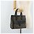 Borsa a mano in tela Trotter Christian Dior nera argento Auth BSZ335 Nero - vista 25