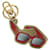 LOUIS VUITTON Monogram Millionaire Charm Gold M68865 LV Auth LNZ843M Golden  - view 1