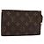 LOUIS VUITTON Pochette Bucket Monogram PM Accessorio LV Auth kk642 Monogramma