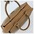 Céline Borsa a mano in tela Macadam CELINE PVC Beige Oro Auth ARZ059 D'oro - vista 6