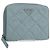 PRADA Portafoglio Compatto Rotondo Nylon Azzurro Chiaro 1ML605 Auth am11040V Blu chiaro