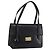 Céline Bolsa de mão CELINE em couro preto e dourado Auth ARZ427