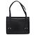 Céline Bolsa de mão CELINE em couro preto e dourado Auth ARZ427 - vista 2