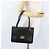 Céline Bolsa de mão CELINE em couro preto e dourado Auth ARZ427 - vista 26