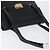 Céline Bolsa de mão CELINE em couro preto e dourado Auth ARZ427 - vista 6