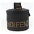 Borsa a Mano FENDI Nylon Nero Oro Auth 174605 D'oro - vista 4