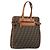 Borsa tote in tela Zucca FENDI nera e marrone Auth BSZ547A Nero