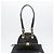 Borsa Tote Sunburst in pelle nera e oro Gianni Versace Auth am10821A Preto Dourado - vista 12