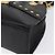 Borsa Tote Sunburst in pelle nera e oro Gianni Versace Auth am10821A Preto Dourado - vista 14
