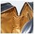 Borsa Tote Sunburst in pelle nera e oro Gianni Versace Auth am10821A Preto Dourado - vista 20