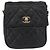 CHANEL Borsa a Spalla Matelassé in Pelle di Agnello Nera Oro CC Auth bs34036 Nero D'oro - vista 13