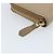 PRADA Cartera Larga con Cinta de cuero Safiano Beige Dorado Auth fm5266 - vista 8