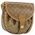 Céline Borsa a Spalla in Tela Macadam CELINE PVC Beige Oro Auth bs34011 D'oro