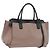 Bulgari Borsa a mano BVLGARI in pelle 2 vie grigia oro Auth hk3528 Marrone D'oro