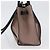 Bulgari Borsa a mano BVLGARI in pelle 2 vie grigia oro Auth hk3528 Marrone D'oro - vista 3