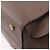 Bulgari Borsa a mano BVLGARI in pelle 2 vie grigia oro Auth hk3528 Marrone D'oro - vista 9