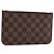 LOUIS VUITTON Pouch Neverfull PM Damier Ebene Auth ARZ173