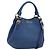 Borsa a mano Miu Miu in pelle 2 in 1 blu oro Auth BA10954A D'oro