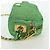 Borsa a Spalla con Catena Prada in Tela Verde Oro Auth LNZ744V D'oro - vista 4