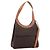 Céline Borsa a mano in tela Macadam CELINE in pelle PVC 2 in 1 marrone oro Auth 170070 D'oro