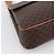 Céline Borsa a mano in tela Macadam CELINE in pelle PVC 2 in 1 marrone oro Auth 170070 D'oro - vista 16