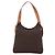 Céline Borsa a mano in tela Macadam CELINE in pelle PVC 2 in 1 marrone oro Auth 170070 D'oro - vista 2