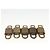 LOUIS VUITTON Set di 5 Lucchetti in metallo Oro LV Auth 167122 D'oro - vista 4