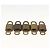 LOUIS VUITTON Set di 5 Lucchetti in metallo Oro LV Auth 167122 D'oro - vista 5