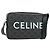 Céline Borsa Messenger Triomphe Medium CELINE Borsa a Spalla PVC Nero Oro Auth ARZ678SAM D'oro