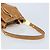 Borsa a Spalla Christian Dior Pelle Marrone Oro Auth ep13792 D'oro - vista 7