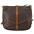 LOUIS VUITTON Bolso de Hombro Monogram Saumur 35 M42254 LV Auth fm5198 Monograma - vista 13