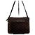 Céline Vintage Celine Paris Triomphe Monogramm Wildleder Schultertasche Braun