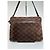 Céline Vintage Celine Paris Triomphe Monogramm Wildleder Schultertasche Braun - Ansicht 10