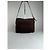 Céline Vintage Celine Paris Triomphe Monogramm Wildleder Schultertasche Braun - Ansicht 9