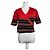Top Rayado Vintage Dior M Rojo Roja