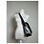 Céline Vintage Celine Paris Triomphe Monogramm Schultertasche aus Lackleder Silber Schwarz - Ansicht 7