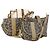 Borsa a Spalla SAINT LAURENT PVC 4 Set Grigio Bianco Auth fm5241 Marrone