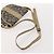 Borsa a Spalla SAINT LAURENT PVC 4 Set Grigio Bianco Auth fm5241 Marrone - vista 23