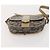 Borsa a Spalla SAINT LAURENT PVC 4 Set Grigio Bianco Auth fm5241 Marrone - vista 24