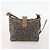 Borsa a Spalla SAINT LAURENT PVC 4 Set Grigio Bianco Auth fm5241 Marrone - vista 9
