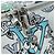 LOUIS VUITTON Borsa Keepall Bandoulière 50 Monogram Comics M21863 Auth LNZ784SM Bianco - vista 10