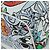 LOUIS VUITTON Borsa Keepall Bandoulière 50 Monogram Comics M21863 Auth LNZ784SM Bianco - vista 17